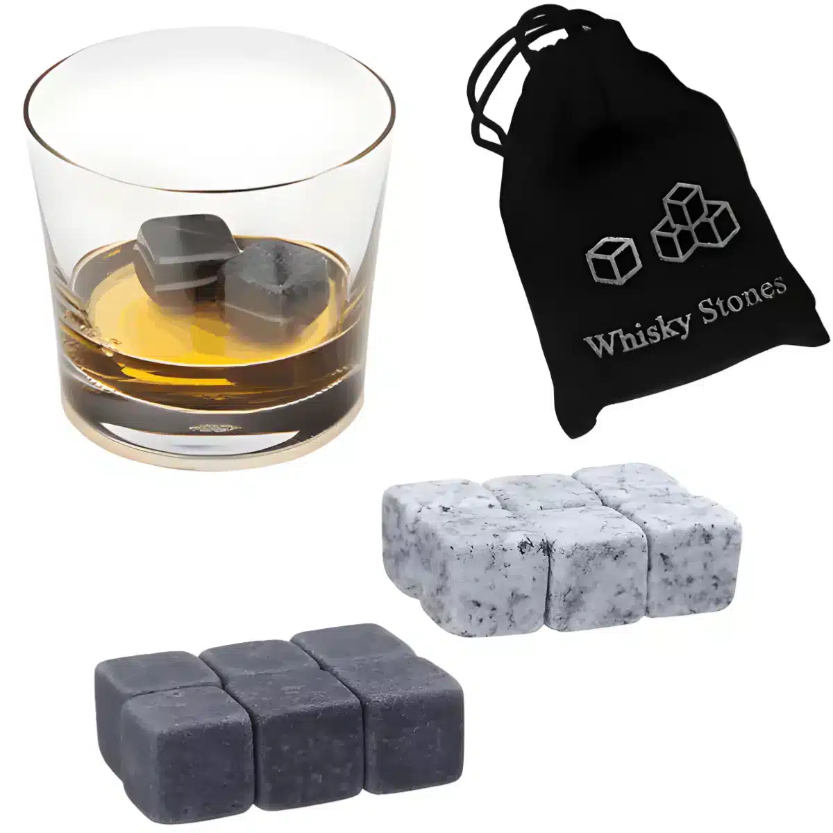 Viskikivet - Juomakivet - 6 kpl