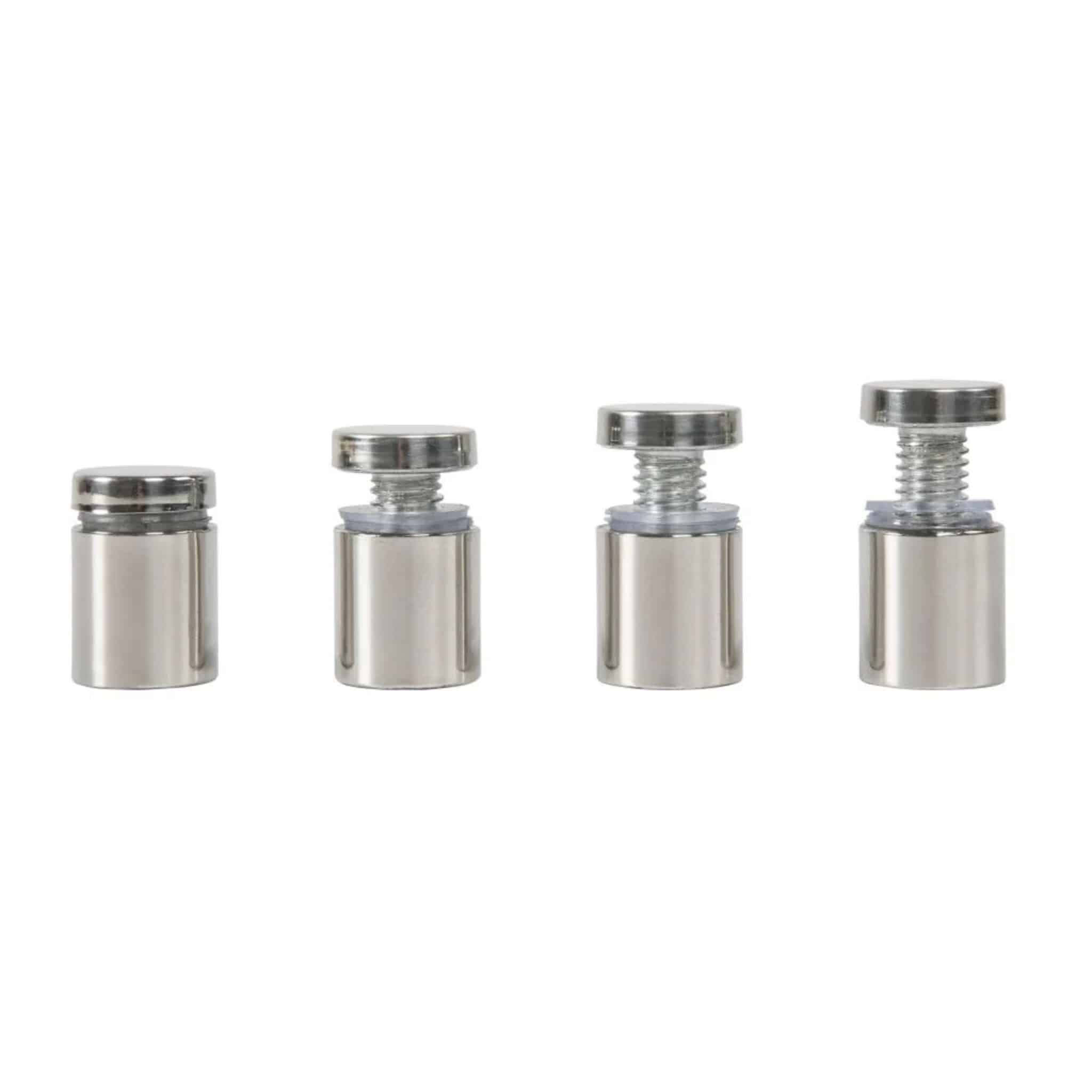 Standoff Seinäkiinnikkeet 4 kpl - Kromi - Image 7